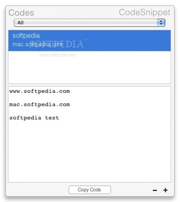 CodeSnippet screenshot