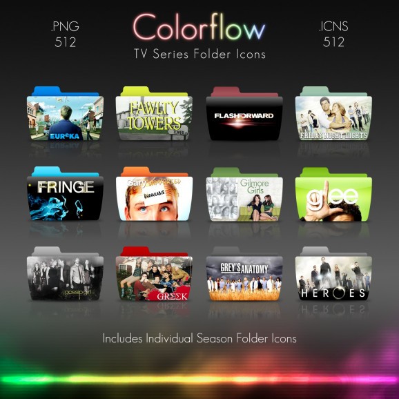 Colorflow TV Folder Icons 2 screenshot