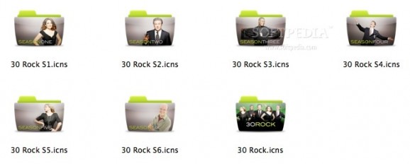Colorflow TV Folder Icons: 30 Rock screenshot