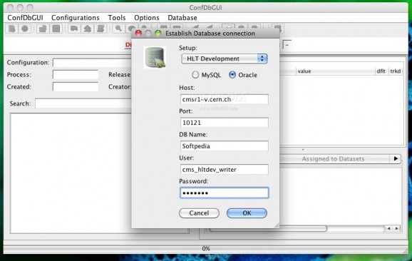 ConfigDB Editor screenshot