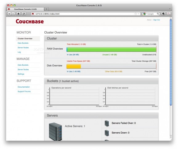 Couchbase Server screenshot