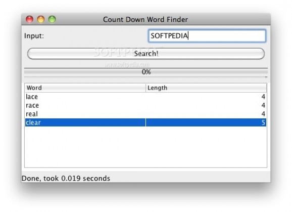 Count Down Word Finder screenshot