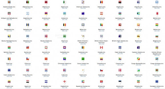 Country Flag Icon Set for Iphone Map screenshot