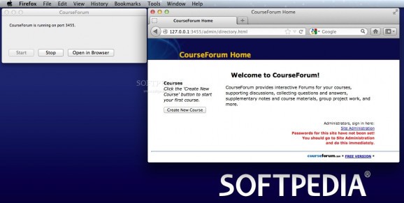 CourseForum screenshot