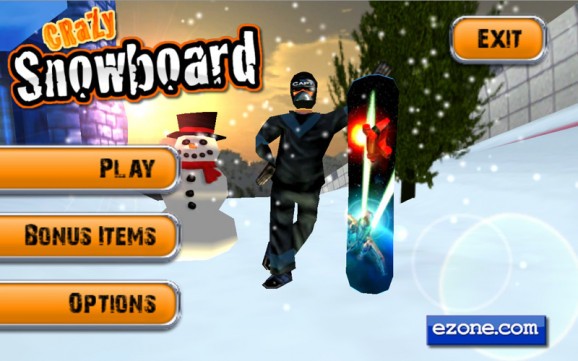 Crazy Snowboard screenshot