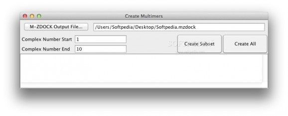 Create Multimers screenshot