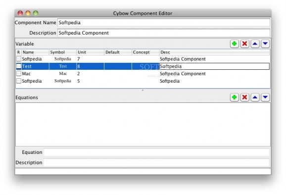 Cybow Component Editor screenshot