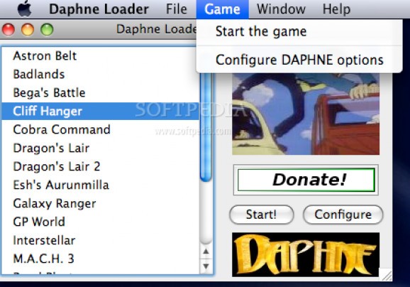DAPHNE screenshot