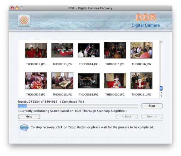 DDR-Digital Camera Recovery screenshot