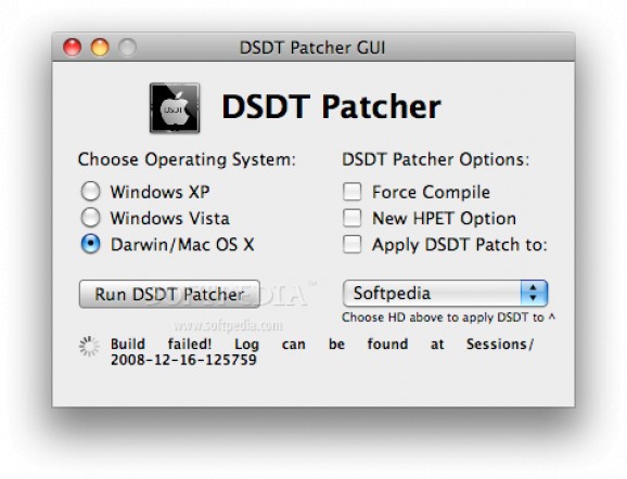 DSDT Patcher screenshot