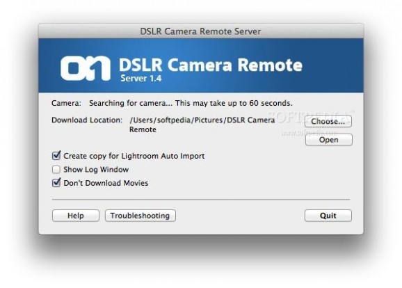 DSLR Camera Remote Server screenshot