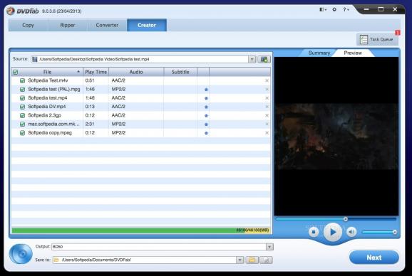 DVDFab Blu-ray Creator screenshot