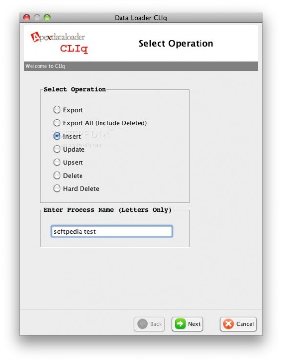 Data Loader CLIq screenshot
