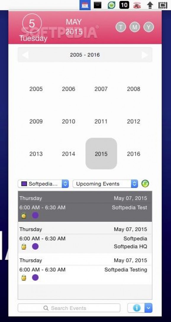 Desktop Calendar for Mac screenshot