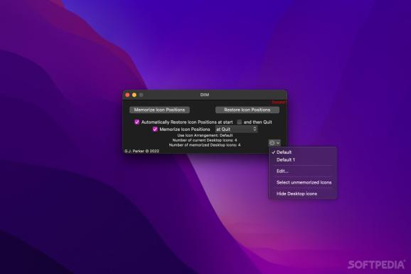 Desktop Icon Manager screenshot