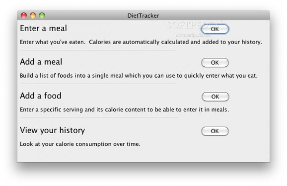 DietTracker screenshot