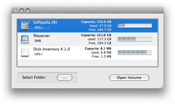 Disk Inventory X screenshot