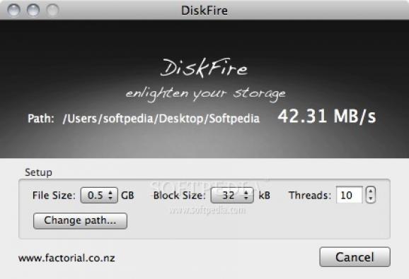 DiskFire screenshot