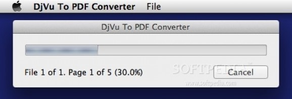 DjVu To PDF Converter screenshot