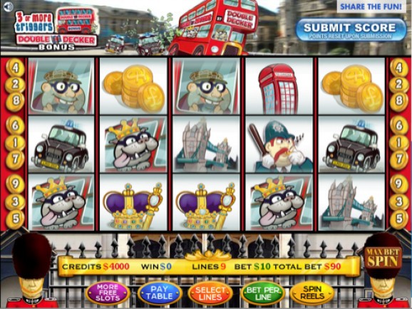 Double Decker Free Slots screenshot