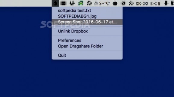 Dragshare for Dropbox screenshot