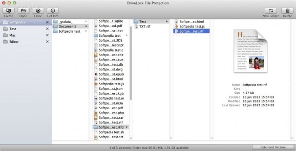 DriveLock File Protection screenshot