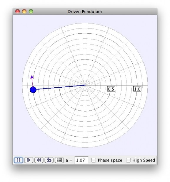 Driven Pendulum screenshot