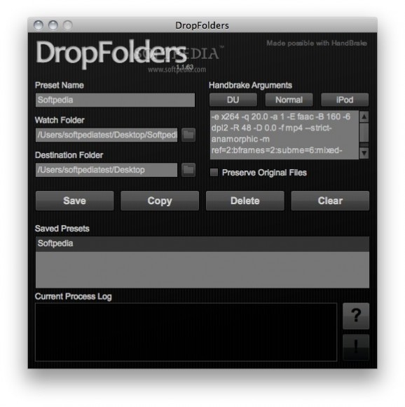 DropFolders screenshot