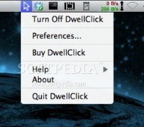 DwellClick screenshot