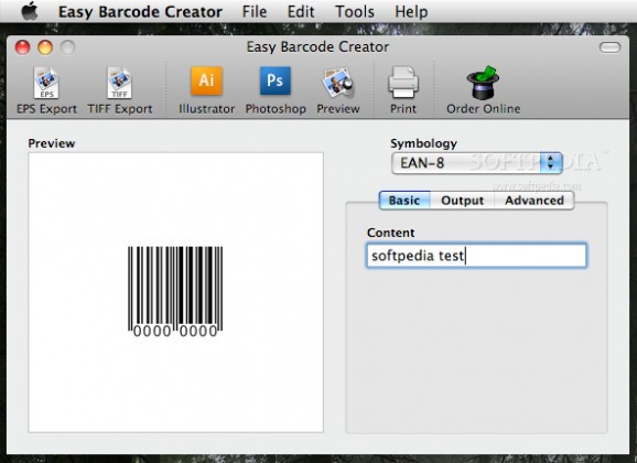 Easy Barcode Creator screenshot