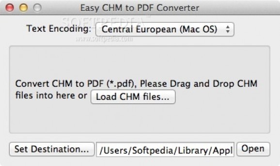 Easy CHM to PDF Converter screenshot