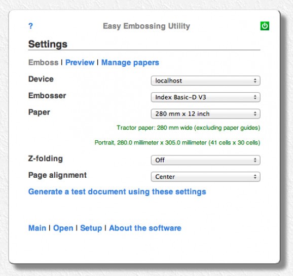 Easy Embossing Utility screenshot