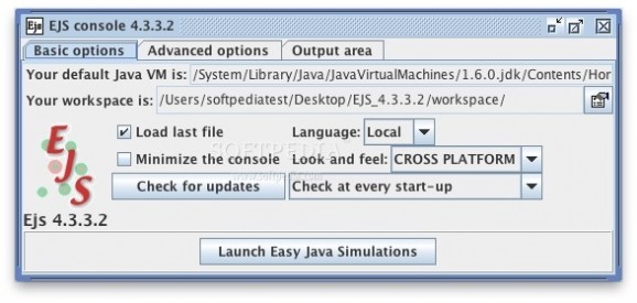 Easy Java Simulations screenshot