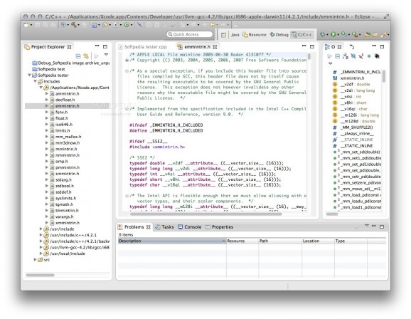 Eclipse IDE for C/C++ Developers screenshot