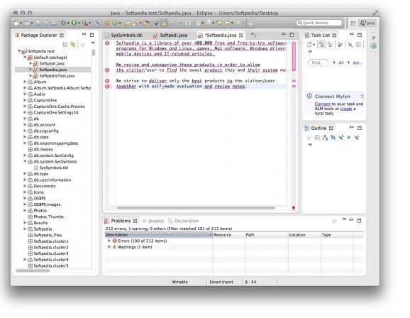 Eclipse IDE for Java Developers screenshot