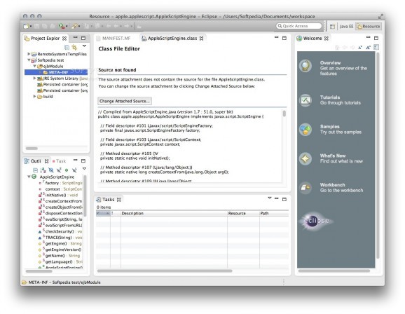 Eclipse IDE for Java and DSL Developers screenshot