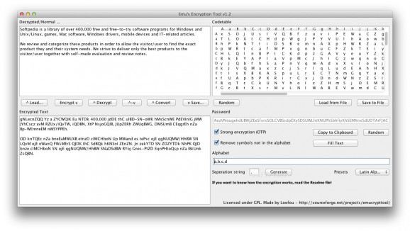 Emu's Encryption Tool screenshot
