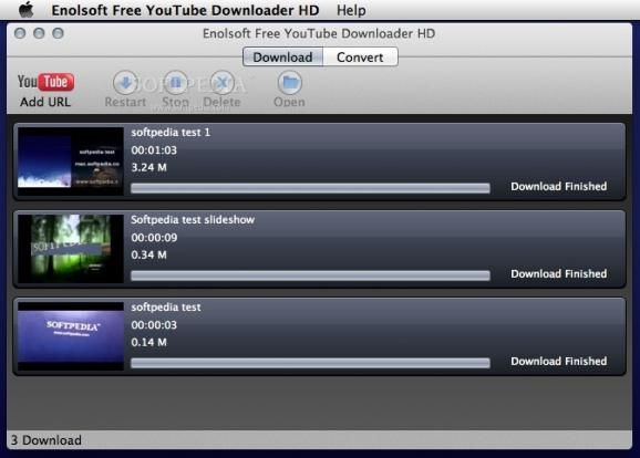 Enolsoft Free YouTube Downloader HD screenshot