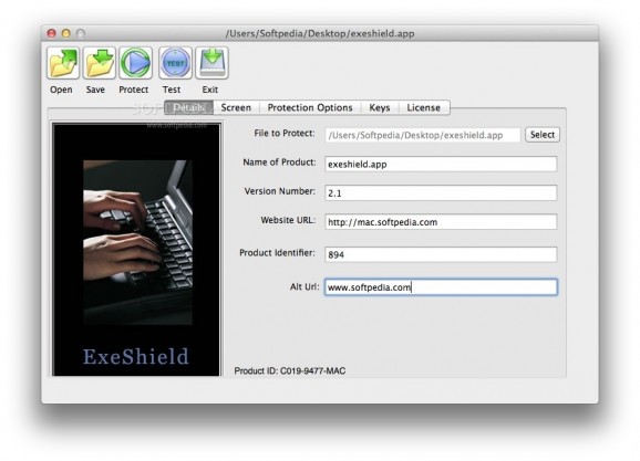 ExeShield screenshot