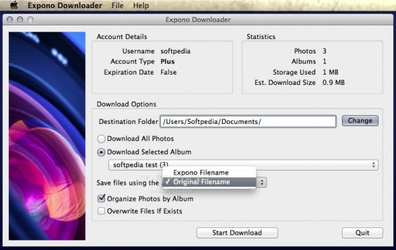 Expono Downloader screenshot
