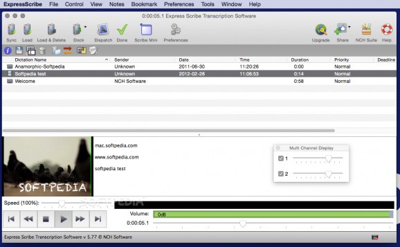 Express Scribe Transcription Software screenshot