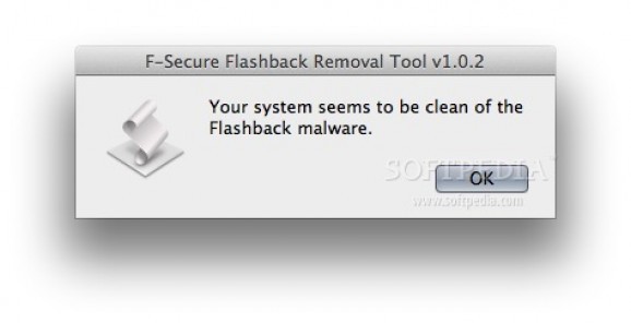 F-Secure Flashback Removal Tool screenshot