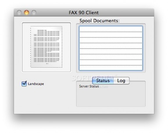 FAX90 Client screenshot