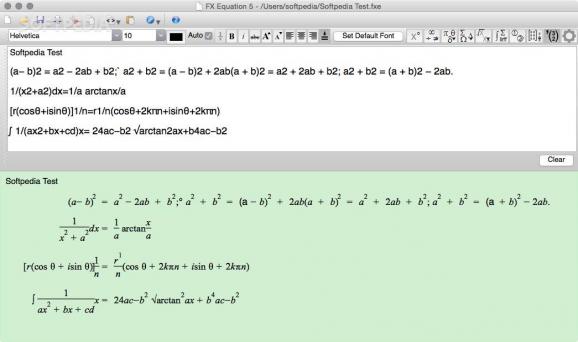 FX Equation screenshot