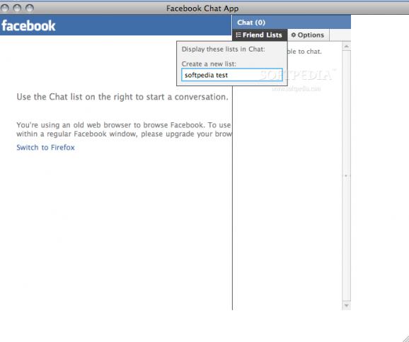 Facebook Chat Standalone screenshot