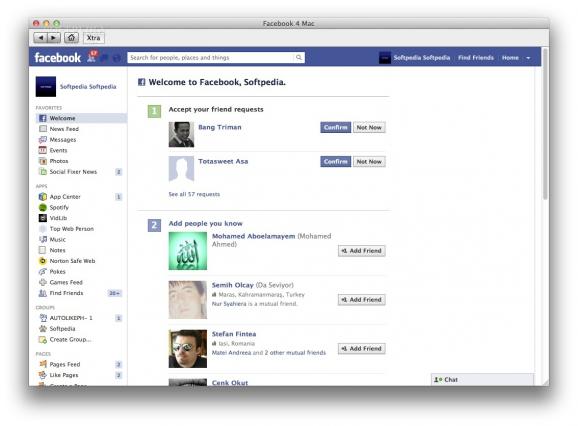 Facebook Pro screenshot