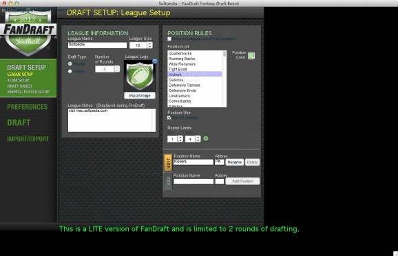 FanDraft Football screenshot