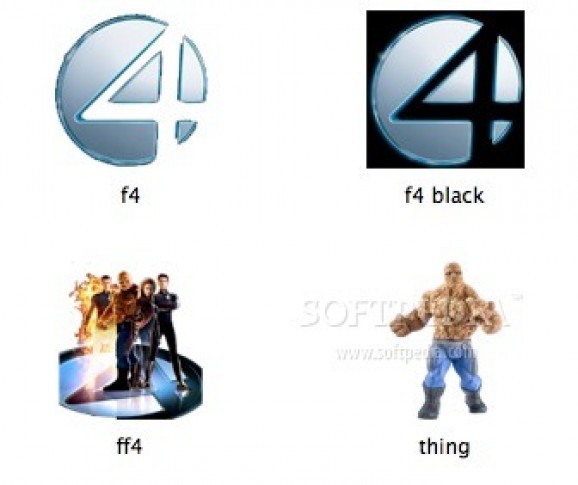 Fantastic Four Movie Icons screenshot