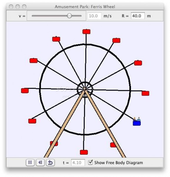 Ferris Wheel Model screenshot