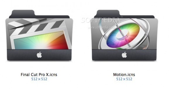 Final Cut Pro X and Motion Folders screenshot